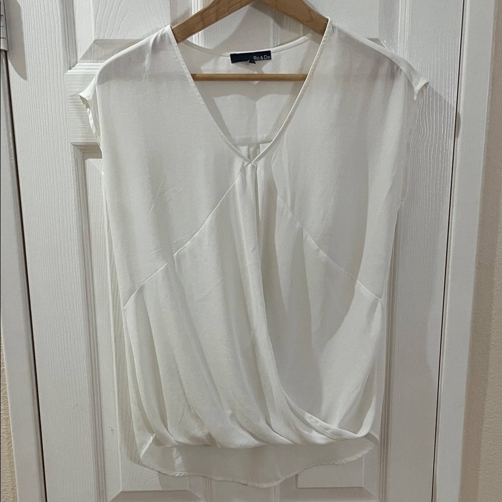 Ro & De White Blouse (S)